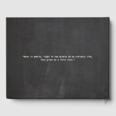 La chasse est sur le livre d'invité Mariage person (Verso)