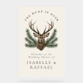 La Chasse Est Sur Le Mariage En Chef D'Antler Deer (Recto)