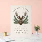 La Chasse Est Sur Le Mariage En Chef D'Antler Deer (Mariage)