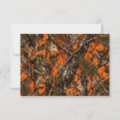 La Chasse Est Terminée Orange Camouflage Réponse D (Dos)