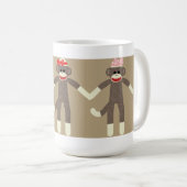 La chaussette de fille Monkeys la tasse (Devant droit)