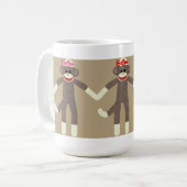 La chaussette de fille Monkeys la tasse (Devant gauche)