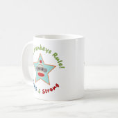 La chaussette Monkeys la règle ! Tasse (Devant gauche)