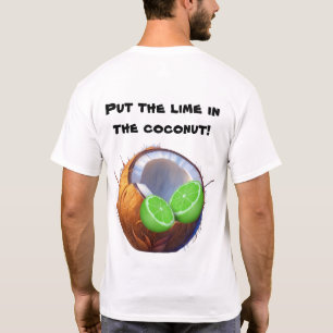 La chaux dans le T-shirt cotier