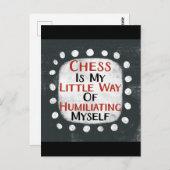 La Chess Est Ma Petite Carte Postale (Devant / Derrière)
