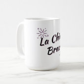 LA CHICA BRAVA - MUG - "FILLE FIERCE" (Devant gauche)