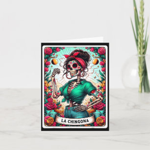 La Chingona Tarotkaart Dag Van De Doden Dia De Los Kaart