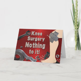 LA CHIRURGIE DE GENOU OBTIENNENT LA CARTE BONNE -