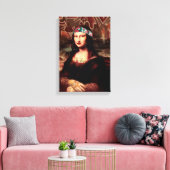 La Chola Mona Lisa Mexicaans Canvas Afdruk (Insitu (Woonkamer))