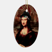 La Chola Mona Lisa Mexicaans Keramisch Ornament (Rechts)