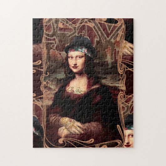 La Chola Mona Lisa Mexicaans Legpuzzel (Verticaal)