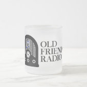 La chope officielle Old Friends Radio a gelé (Centre)