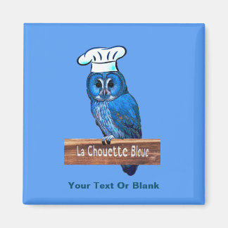 La Chouette Bleue Cafe Magneet