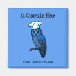 La Chouette Bleue Cafe Magneet