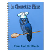 La Chouette Bleue Cafe Notitieboek (Voorkant)