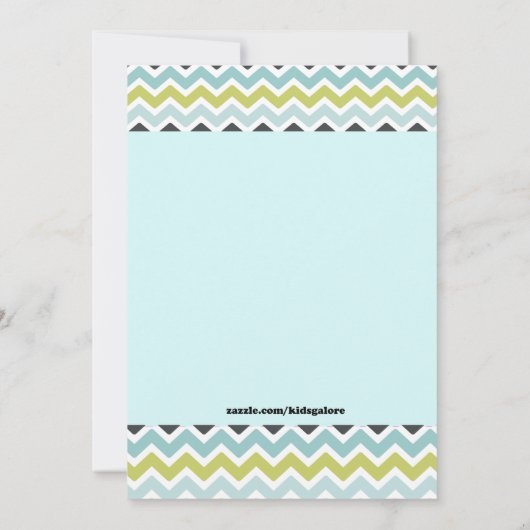 La Chouette Bleue qui lance une invitation d'anniv (Dos)