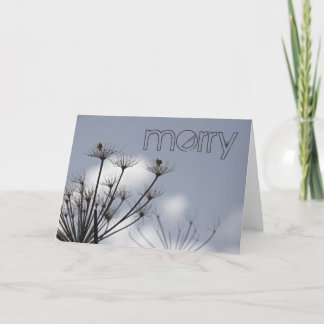 La chute fleurit la carte de vacances