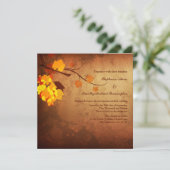 La chute laisse le faire-part de mariage affligé (Debout devant)