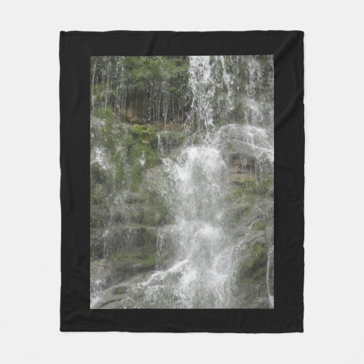 La Chute Waterfall in Forillon National Park Fleece Deken (Voorkant)