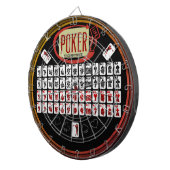 La Cible de flechettes originale 52 Card Poker Lif (Devant droit)