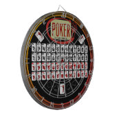 La Cible de flechettes originale 52 Card Poker Lif (Devant gauche)