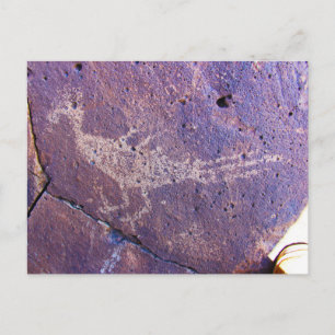 La Cieneguilla Petroglyph Site Santa Fe Briefkaart