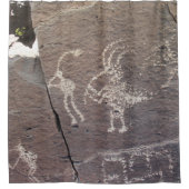 La Cieneguilla Petroglyph Site Santa Fe Douchegordijn (Voorkant)