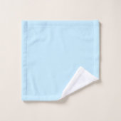 La cigogne porte un bébé garçon bleu (Gant de toilette)