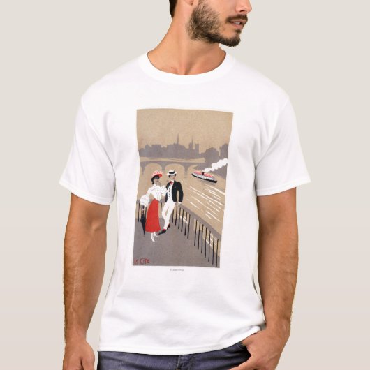 La Cite Art Deco Scene T-shirt (Voorkant)