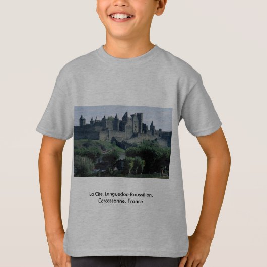La Cite, Languedoc-Roussillon, Carcassonne, Frankr T-shirt (Voorkant)