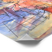 La citta' sul fiume poster (Hoek)