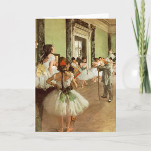 La Classe DE Danse door Edgar Degas Kaart