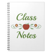 La classe note le carnet de notes à spirale (Devant)