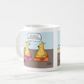 "La clé à la méditation apprend à rester" la tasse (Devant gauche)