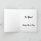 La Clé De Notre Succès Est Vous ! Carte de jour du (Intérieur)