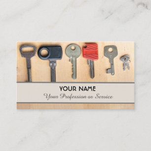 La clé de votre succès - carte de visite