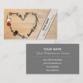 La clé de votre succès - carte de visite (Devant / Derrière)