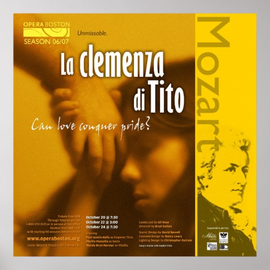 La clemenza di Tito2 Poster (Voorkant)