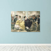 La Closerie de Lilas Canvas Afdruk (Insitu (Houten vloer))