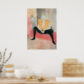 LA CLOWNESSE ASSISE POSTER (Keuken)