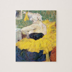 La Clownesse Cha-U-Kao van Toulouse Lautrec Legpuzzel