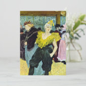 La Clownesse (Clown) Cha-U-Kao door Toulouse Lautr (Staand voorkant)