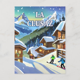 La Clusaz (film) Briefkaart