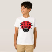 La coccinelle badine le T-shirt (Devant entier)