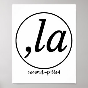 La Coconut Pilled Kamala Harris Vrouwen Poster