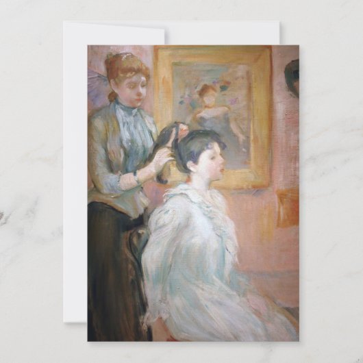 La Coiffure | Berthe Morisot (Voorkant)