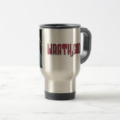 La colère de Dieu voyage mug (Devant droit)