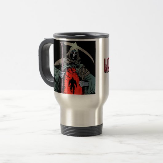 La colère de Dieu voyage mug (Devant gauche)