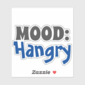 La colère est une humeur | Sticker en vinyle coupé (Feuille)