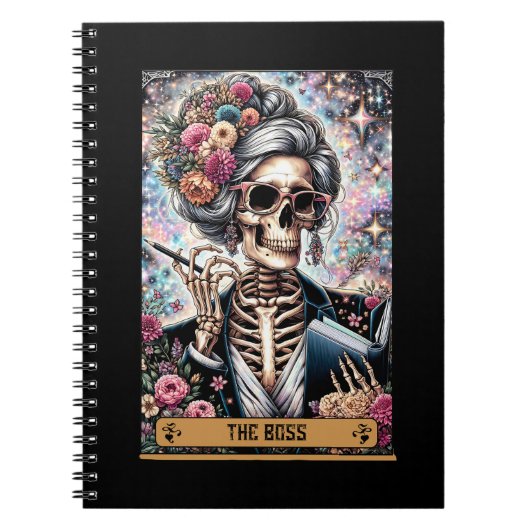 La collection de Carnets de la carte Boss Tarot (Devant)